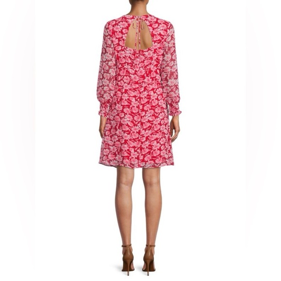 Julia Jordan Tie Back Floral Dress Size 4 - Picture 3 of 8